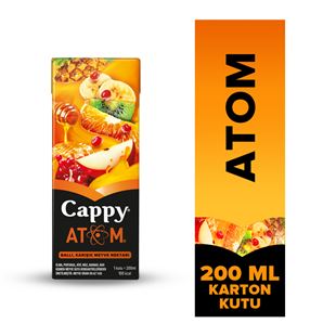 Cappy Atom Ballı Karışık Meyve Nektarı Karton Kutu 200 ML