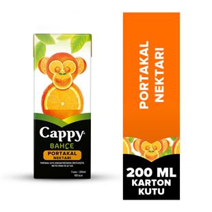 Cappy Bahçe Portakal Nektarı Karton Kutu 200 ML